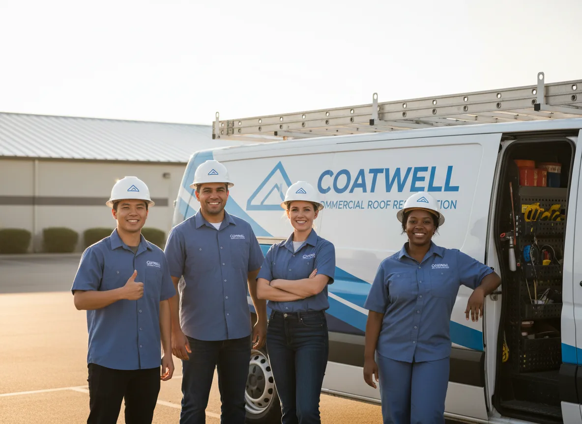 Commercial roof coating company in Chouteau, OK